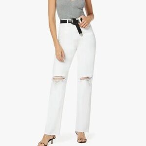 Favorite Daughter Otto High Rise Boyfriend Jean in Whistler White Size 28